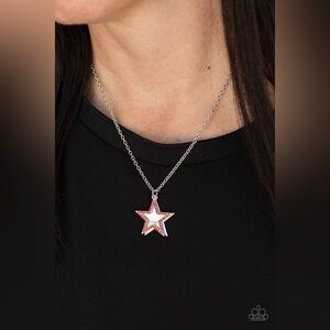 American Anthem Red Necklace
